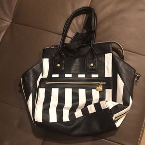 Betsey Johnson striped purse